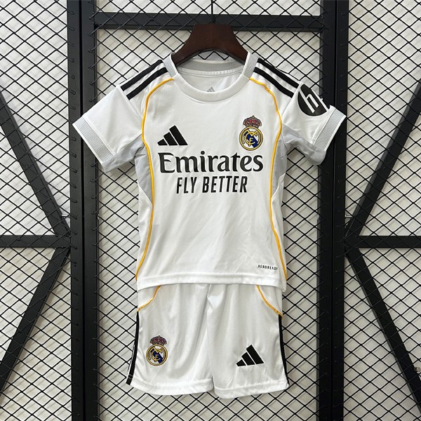 Camiseta Real Madrid Replica Primera Ropa Niño 2025/26